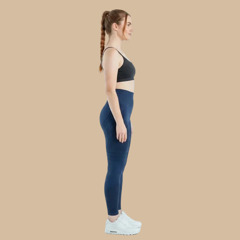 ✨Lenntia™ Leggings Moldeadores 3D – Azul Navy Efecto Push-Up
