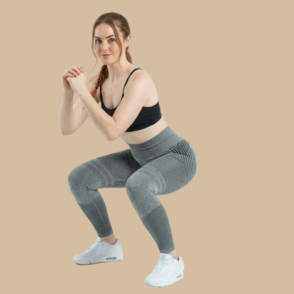 Lenntia™ Leggings Moldeadores 3D – Gris Elegante Efecto Push-Up