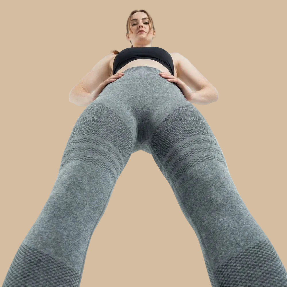 ✨Lenntia™ Leggings Moldeadores 3D – Gris Elegante Efecto Push-Up