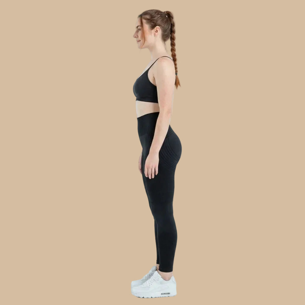 Lenntia™ Leggings Moldeadores 3D – Negro Clásico Efecto Push-Up