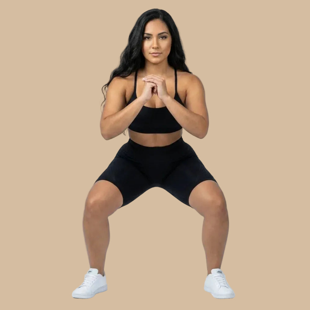 ✨Lenntia™ Short Moldeador 3D – Negro Clásico Efecto Push-Up