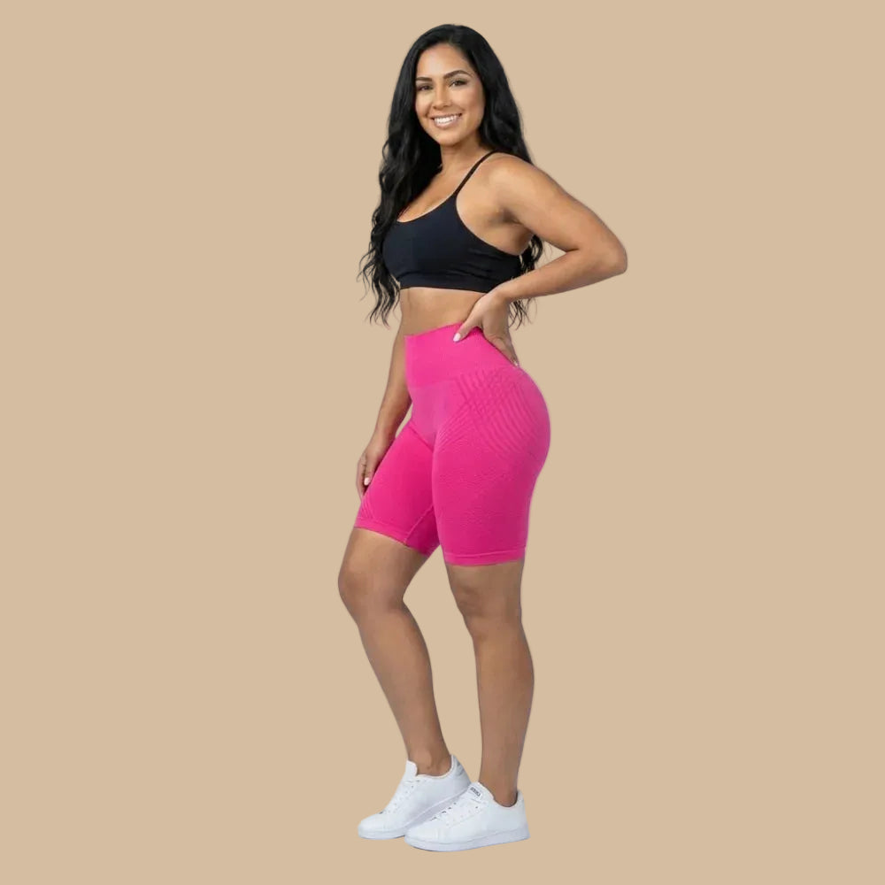 ✨Lenntia™ Short Moldeador 3D – Rosa Intenso Efecto Push-Up