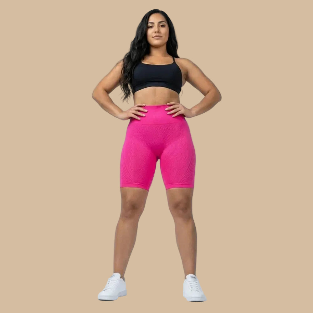 ✨Lenntia™ Short Moldeador 3D – Rosa Intenso Efecto Push-Up