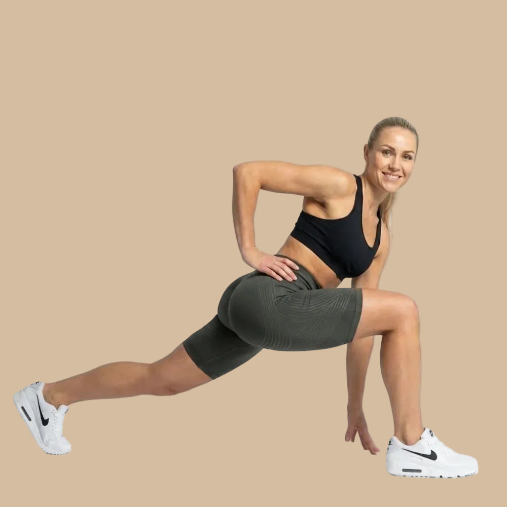 Lenntia™ Short Moldeador 3D – Gris Oscuro Efecto Push-Up