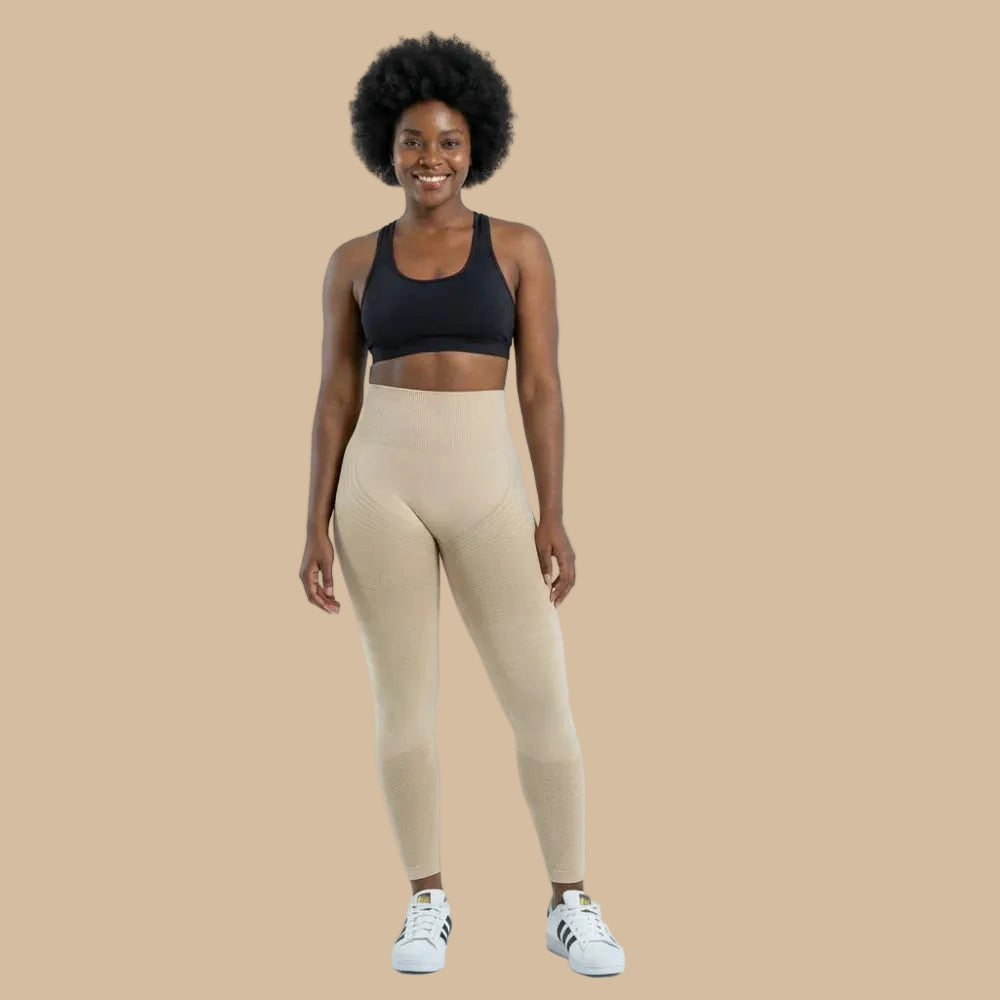 ✨Lenntia™ Leggings Moldeadores 3D – Beige Sculpt & Efecto Push-Up