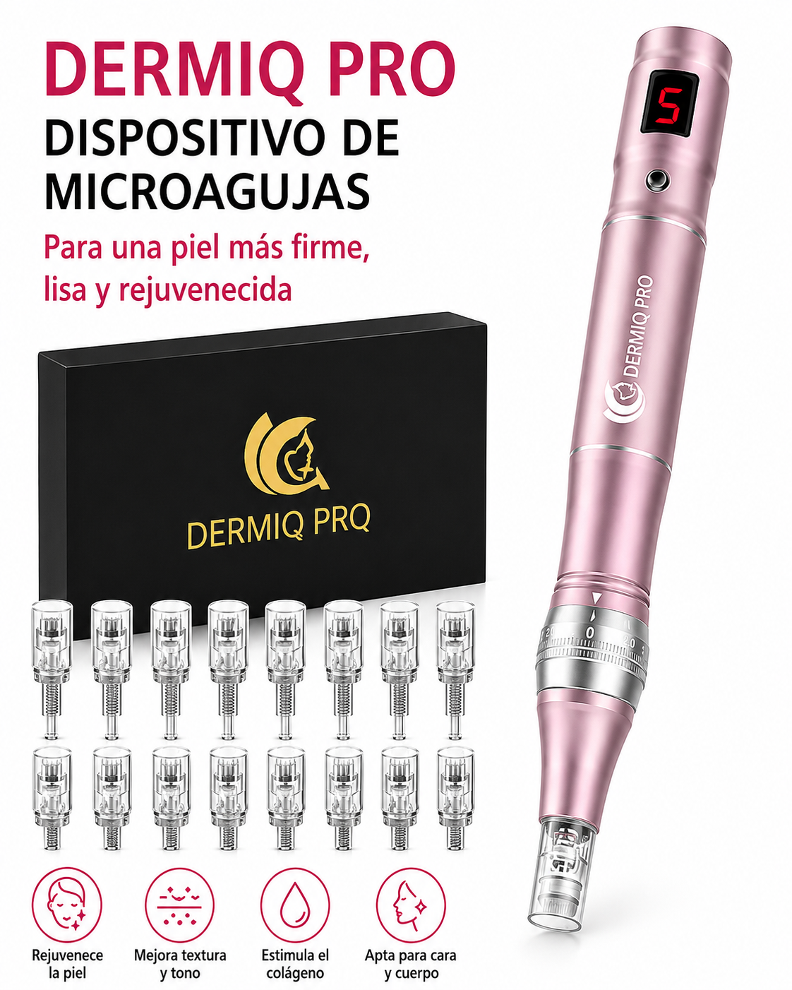 DERMIQ Pro — Microagujas de Precisión
