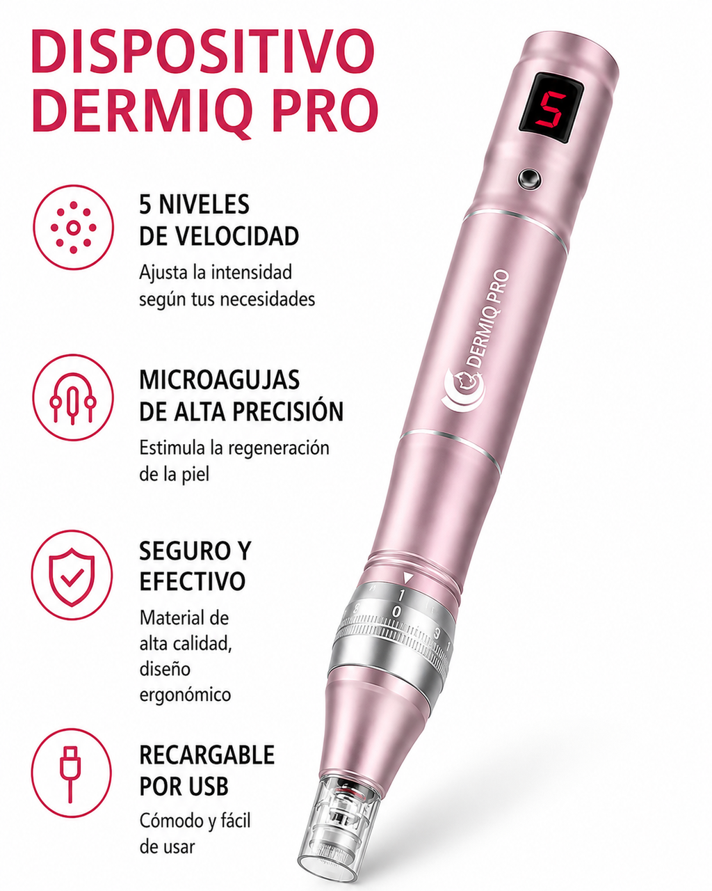 DERMIQ Pro — Microagujas de Precisión