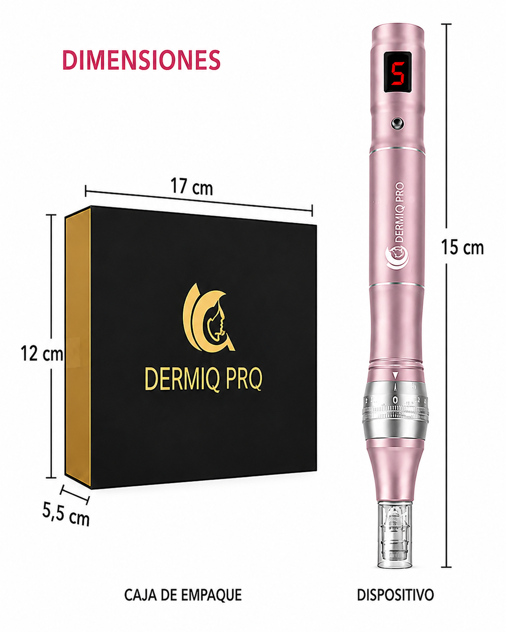 DERMIQ Pro — Microagujas de Precisión