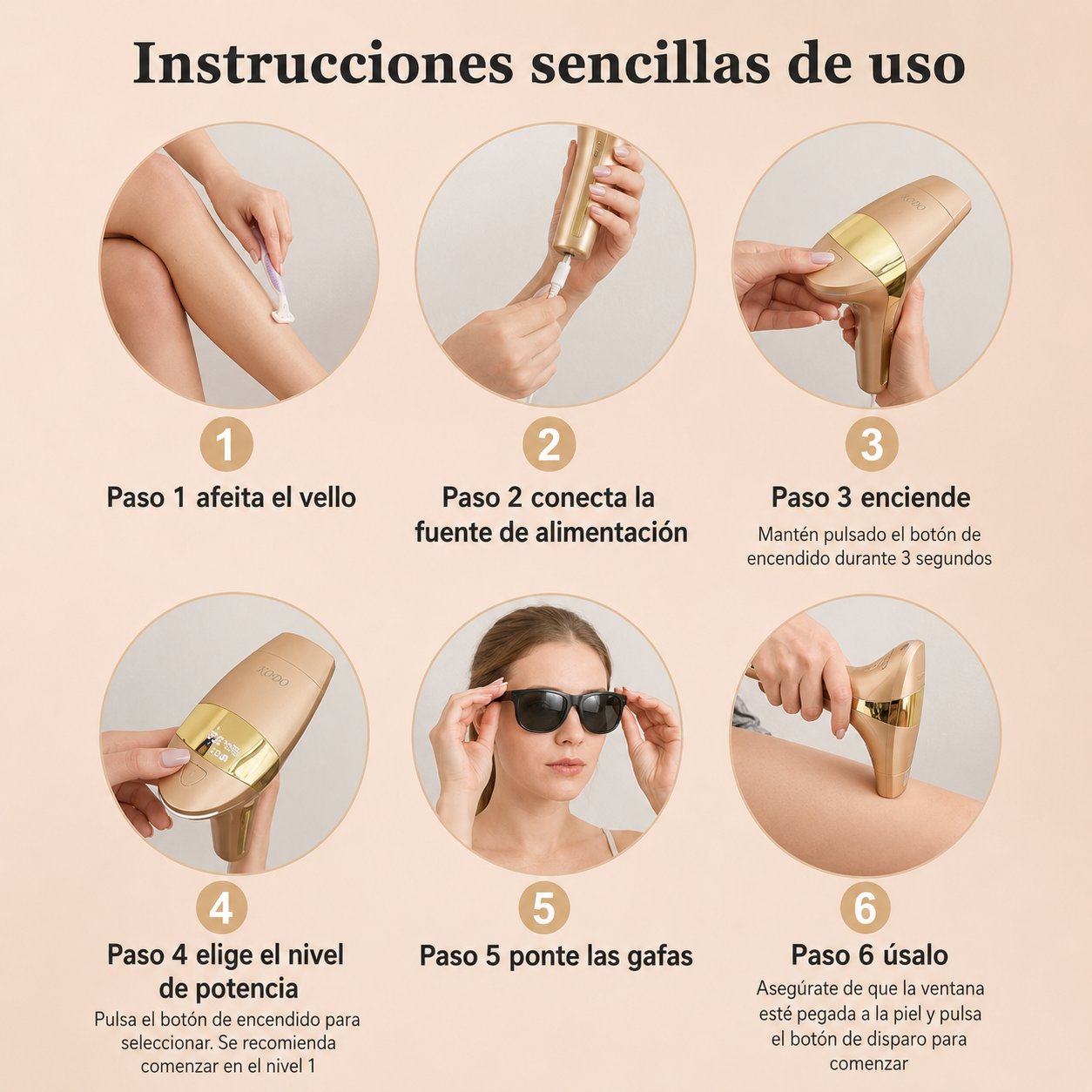 Lenntia IPL — Depilación Permanente en Casa