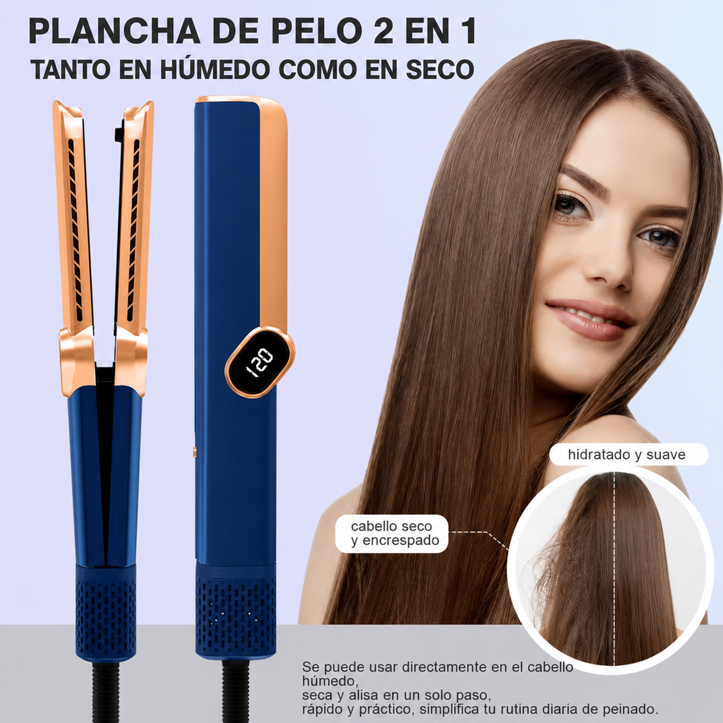 AIRSTRAIGHT Pro — Plancha Airflow 2 en 1