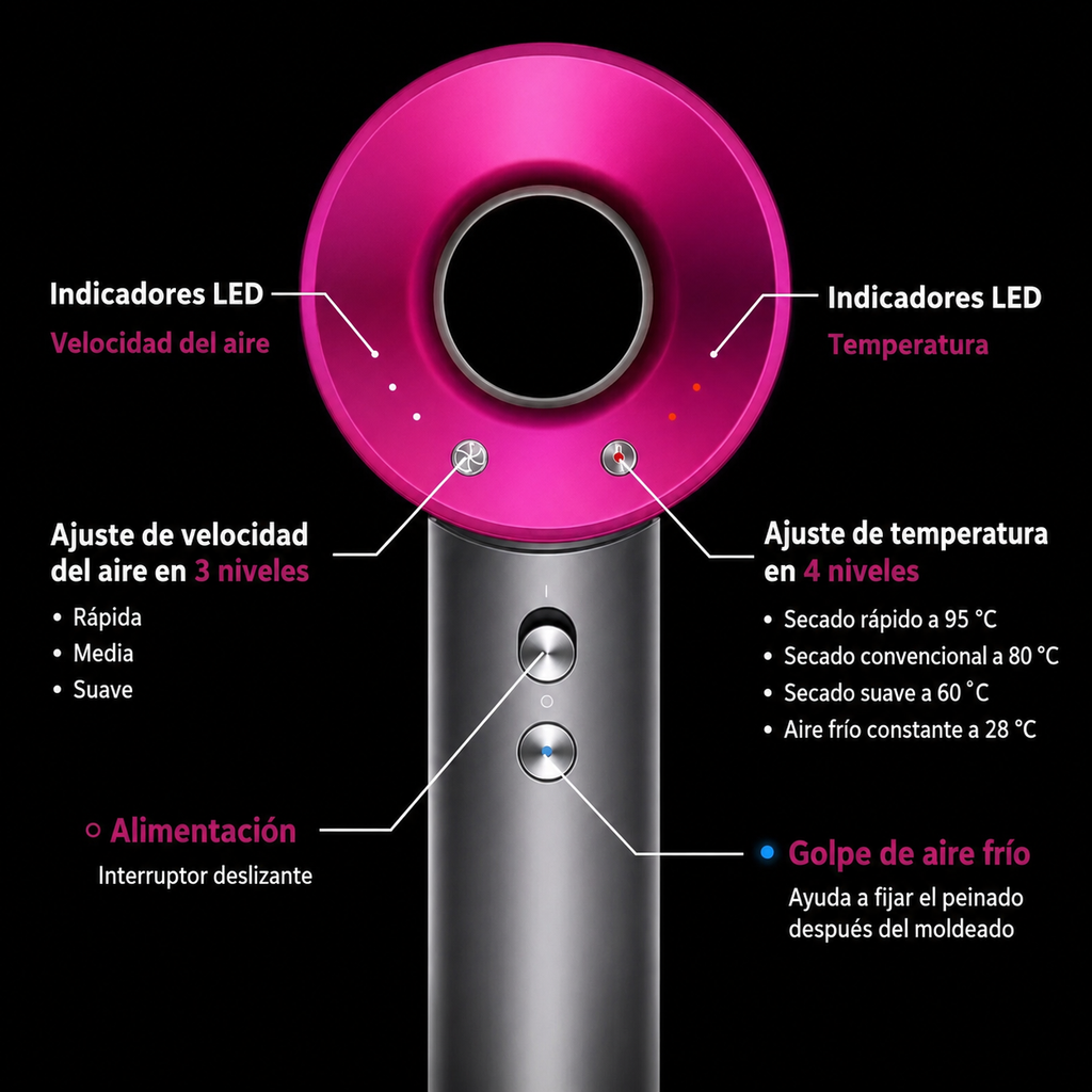 VELOCE Pro — Secador Iónico Profesional