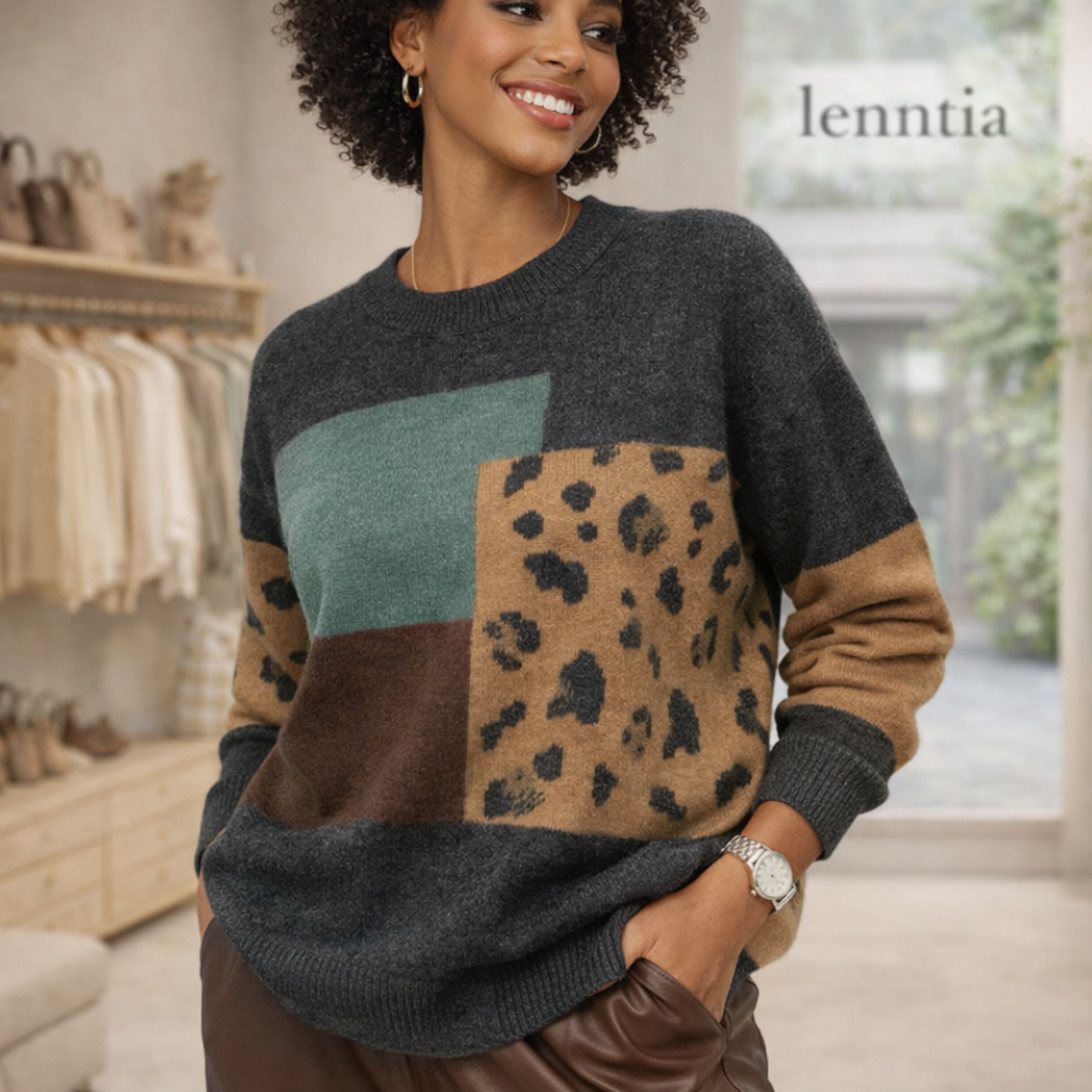 Amelia leopard sweater