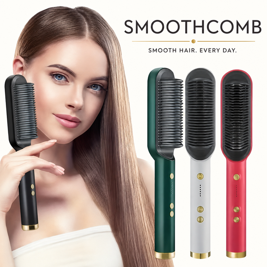 SMOOTHCOMB Pro — Cepillo Alisador Térmico Iónico