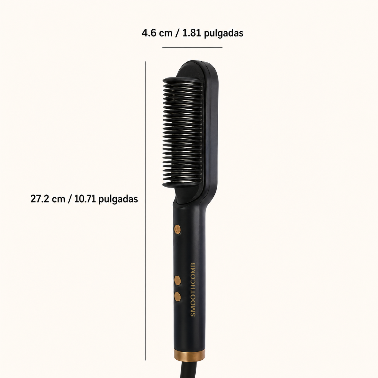 SMOOTHCOMB Pro — Cepillo Alisador Térmico Iónico