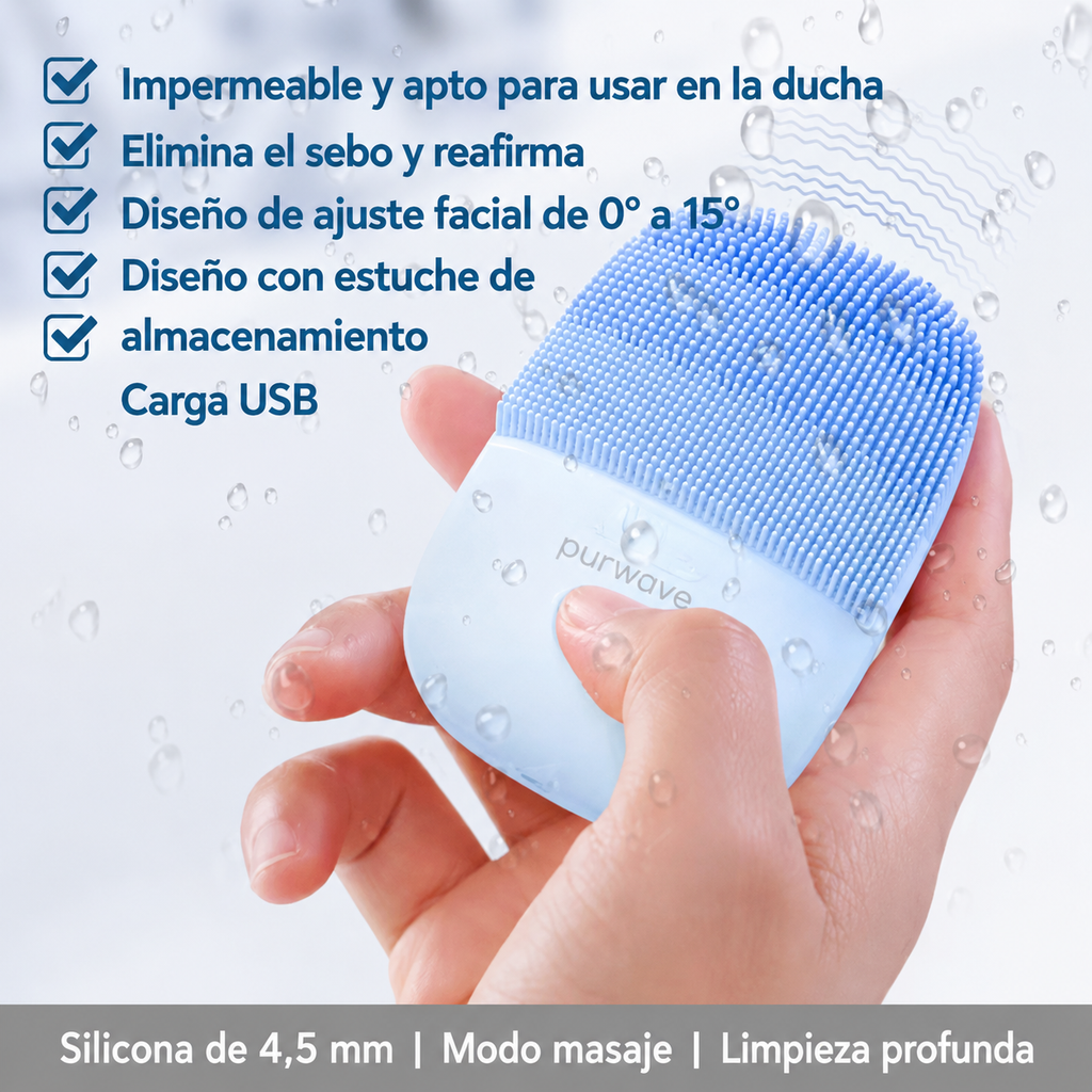 PURWAVE — Cepillo Sónico Facial