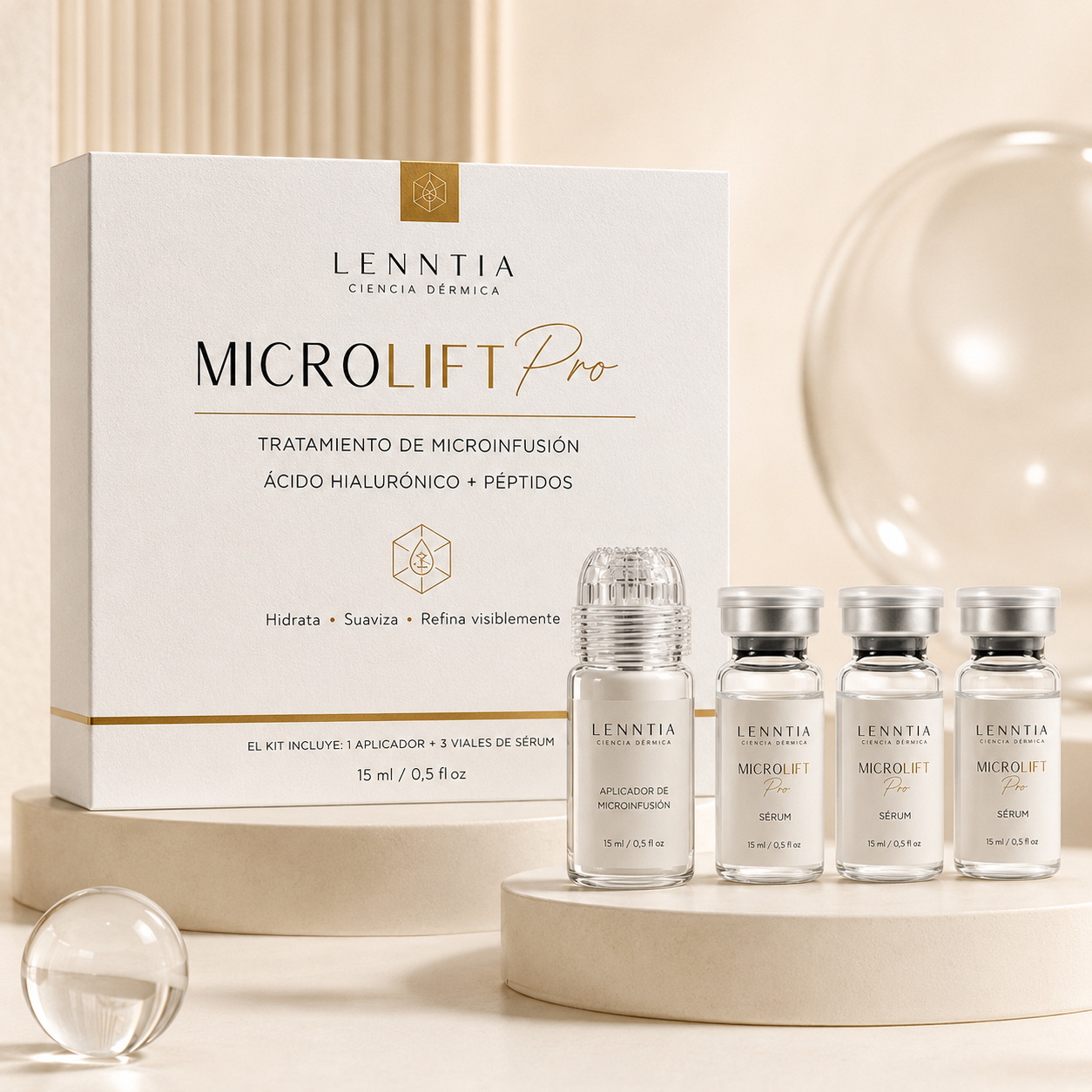 Lenntia MICROLIFT Pro tratamiento facial de microinfusión