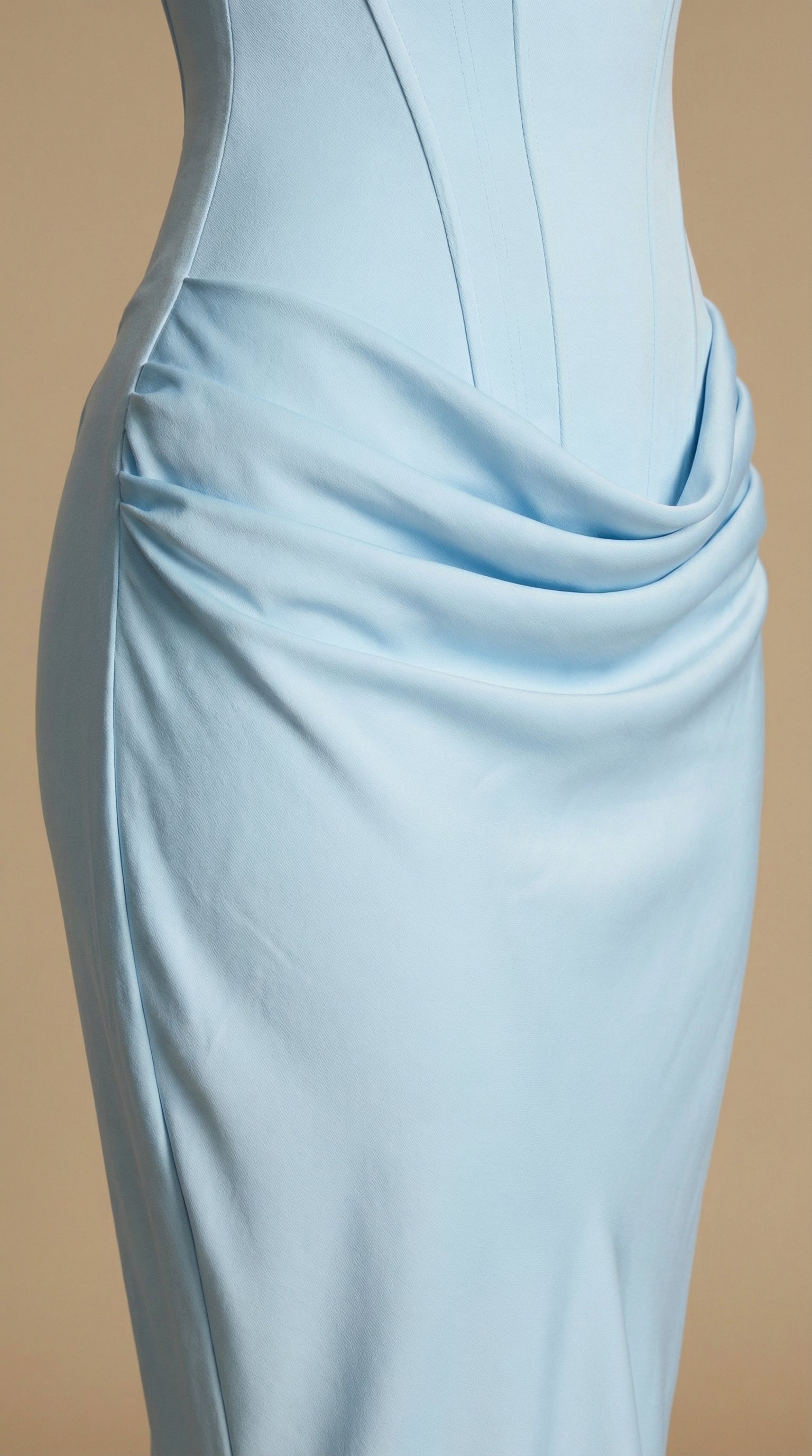 Sara long dress - Baby blue