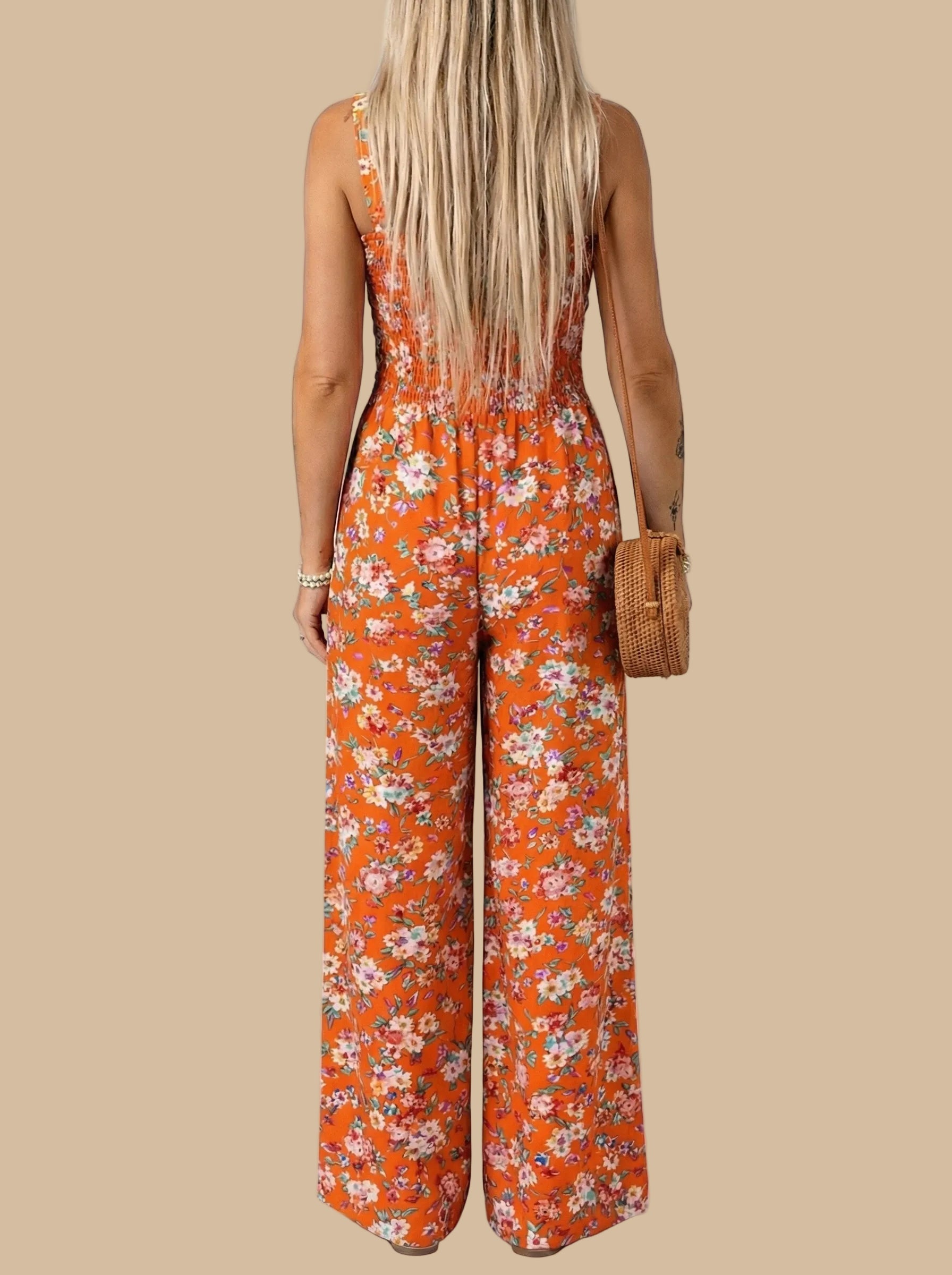 ✨Mono Largo Floral Mujer – Corte Amplio, Ajuste Elástico y Bolsillos | 9 Colores Disponibles