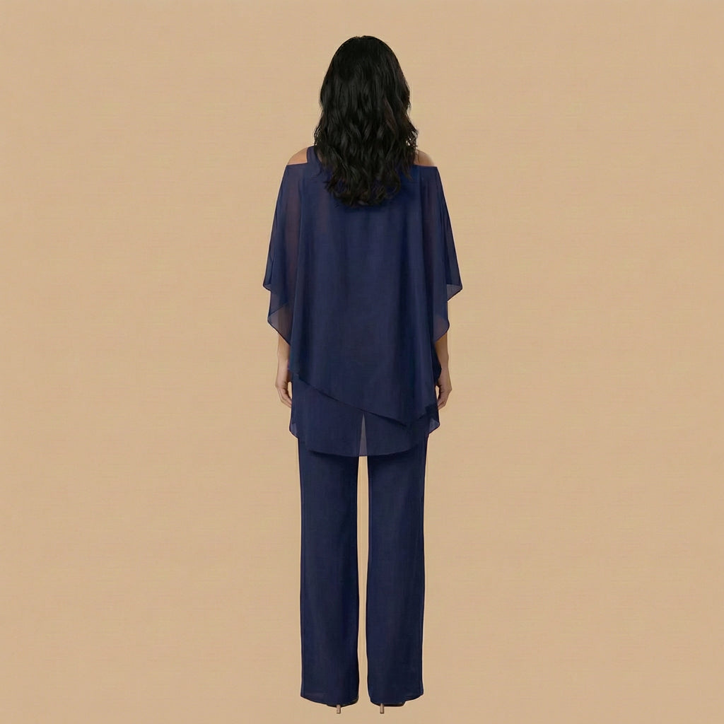 ✨Conjunto Nube Elegante | Ligero y Sofisticado Blusa + Pantalón