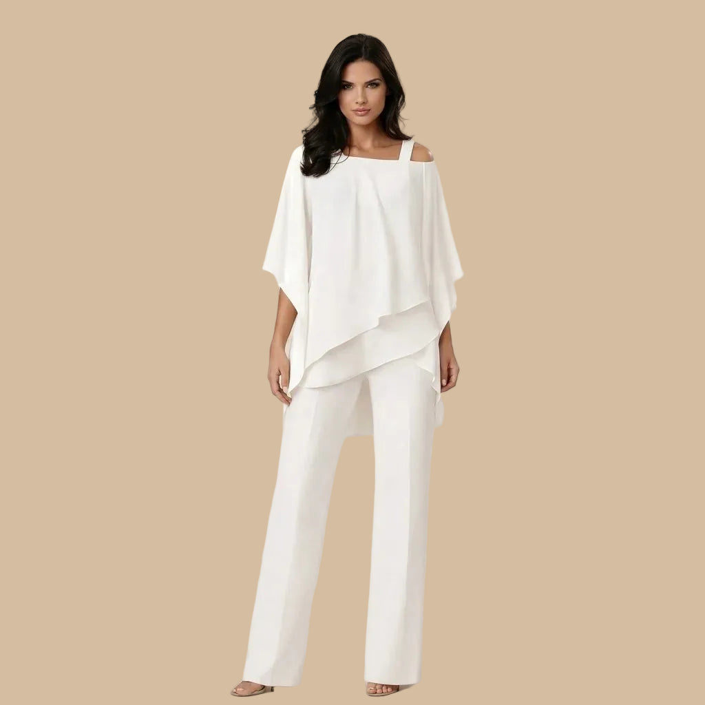 ✨Conjunto Nube Elegante | Ligero y Sofisticado Blusa + Pantalón