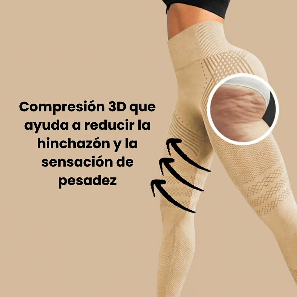 ✨Lenntia™ Leggings Compresión 3D – Piernas Ligeras & Efecto Moldeador
