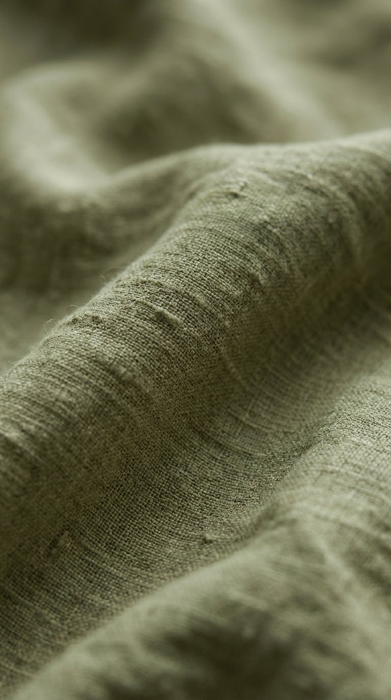 ✨Mono de Lino de Corte Amplio – Negro, Beige y Oliva