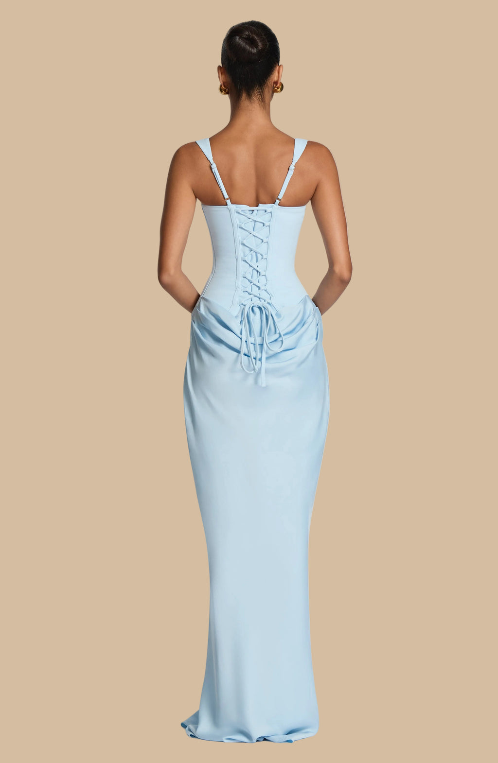 Sara long dress - Baby blue