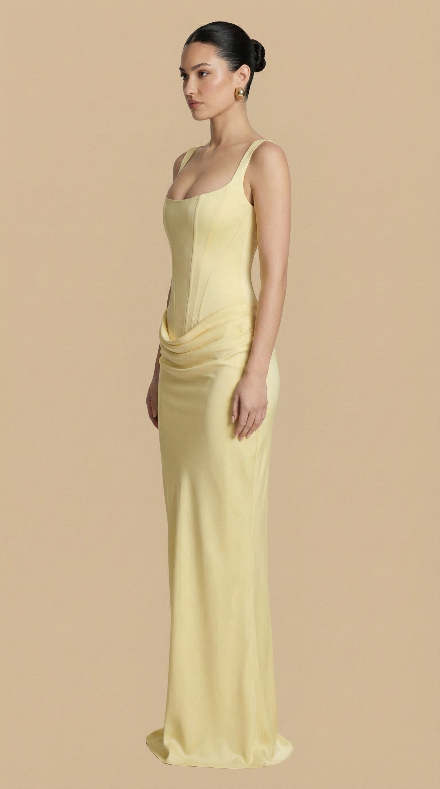 Sara long dress - Baby blue