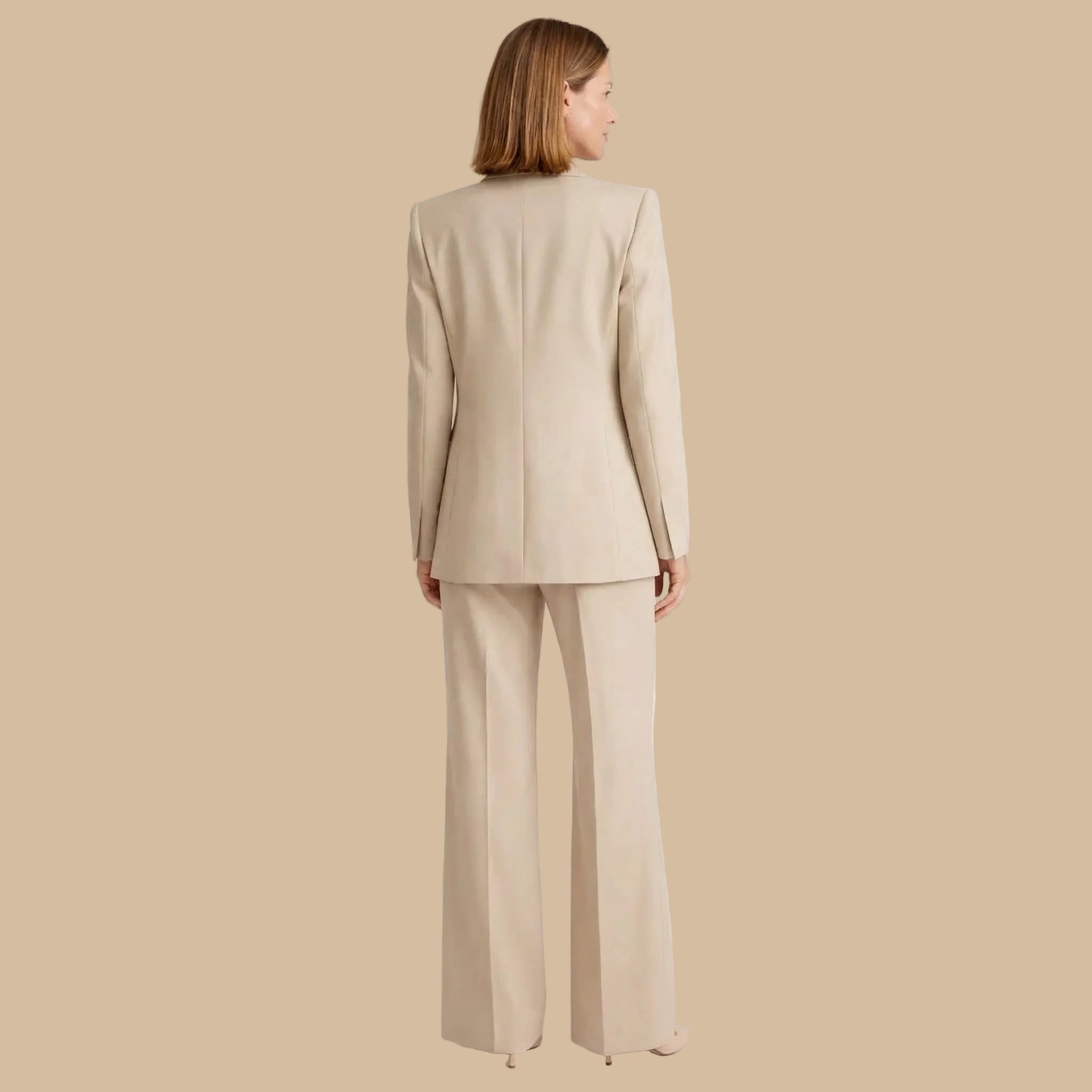 Conjunto Aura Beige | Elegancia Profesional Atemporal Blazer + Pantalón