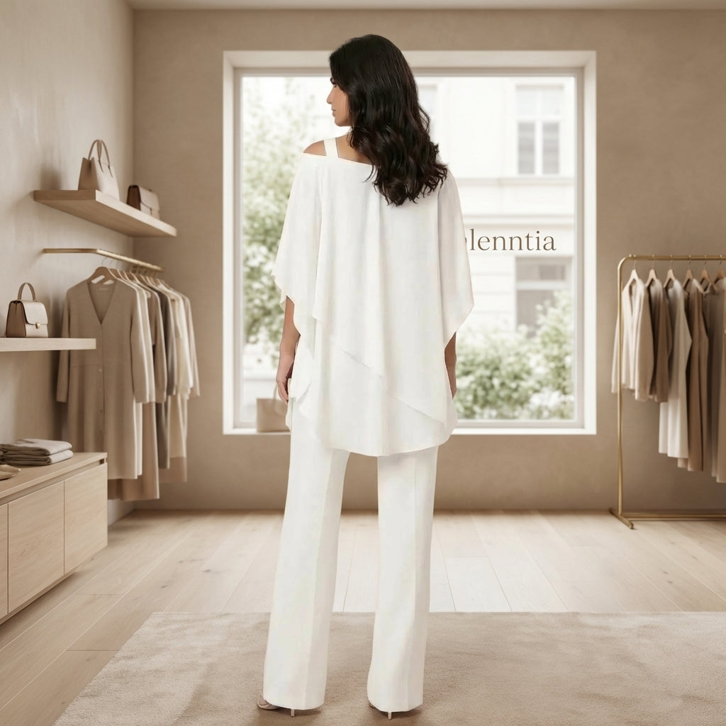 ✨Conjunto Nube Elegante | Ligero y Sofisticado Blusa + Pantalón